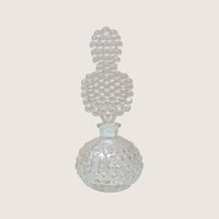 Vintage Clear Glass Bubble Perfume Bottle