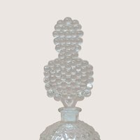 Vintage Clear Glass Bubble Perfume Bottle