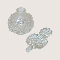 Vintage Clear Glass Bubble Perfume Bottle