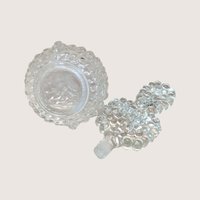 Vintage Clear Glass Bubble Perfume Bottle
