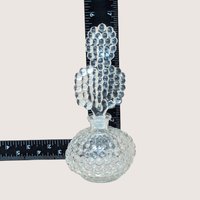 Vintage Clear Glass Bubble Perfume Bottle
