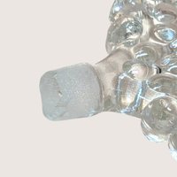 Vintage Clear Glass Bubble Perfume Bottle