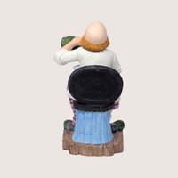 Vintage Toscany Ceramic Clown Pouring Wine Figurine