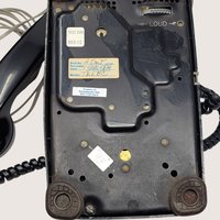 1980s AT&T Black Vintage Rotary Desk Phone