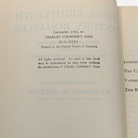 1931 Three Eighteenth Century Romances Hardcover Book