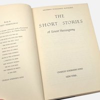 Vintage 1953 The Short Stories Of Ernest Hemingway Hardcover Book