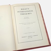 Vintage 1946 Roget's International Thesaurus By Peter Mark Roget Hardcover Book