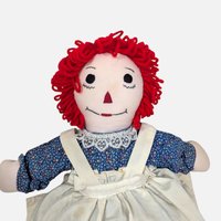 Vintage Handmade Raggedy Ann and Andy Dolls