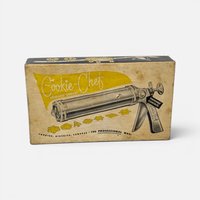 Vintage Cookie-Chef trigger-quick cookie press gun and accessories set in its original illustrated box.
