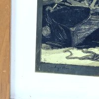 Vintage Lionel Barrymore Gold Foil Purdy's Basin Framed Art