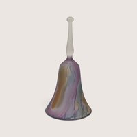 Vintage Rueven Art Glass Decorative Bell-Shaped Figurine