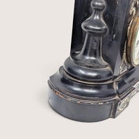 1880s Japy Freres Mother of Pearl Mantel Clock