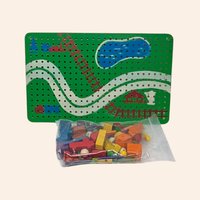 Vintage Playskool Landscape Peg Set Milton Bradley 