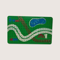 1960s Playskool Landscape Peg Set By Milton Bradley