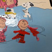 1972 Lucy's Winter Carnival Peanuts Colorforms