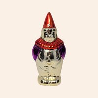 Vintage Metallic Clown Salt and Pepper Shakers