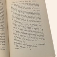 1909 The Calling of Dan Matthews Harold Bell Wright Hardcover Book