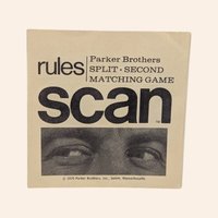1970 Scan Game by Parker Brothers