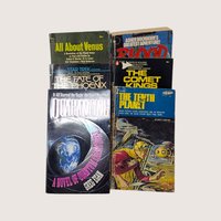 Lot of 42 Vintage Sci Fi Paperback Books Assortment