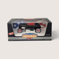 1995 ERTL American Muscle 1/18 scale black 1932 Ford street rod roadster inside its original box.
