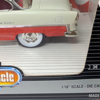 Vintage 1995 Ertl American Muscle Red 1955 Chevrolet Bel Air Die Cast Car