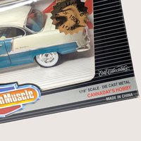 Vintage 1996 Ertl American Muscle Blue 1955 Chevrolet Bel Air Die Cast Car