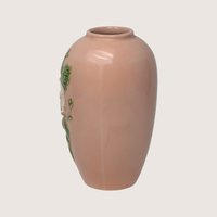 Vintage Hull Pottery Pink Floral Wildflower Art Pottery Vase