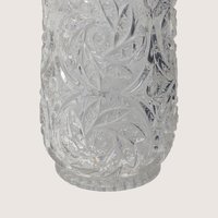 Mid-Century Cut Crystal Vase