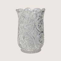 Mid-Century Cut Crystal Vase