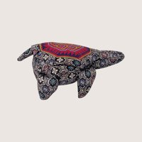 Vintage Handmade Embroidered Turtle Pin Cushion