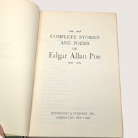 1966 Complete Stories and Poems of Edgar Allan Poe Hardcover Book