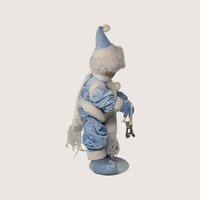 1986 Brinns January Calendar Clown Doll With Ice Skates