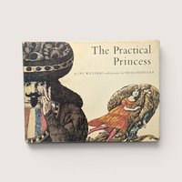 Vintage 1969 hardcover children book The Practical Princess by Jay Williams with whimsical artwork