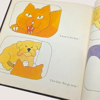 1972 The Cat And The Mouse And The Cat by Kathy Mandry Hardcover Book