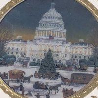 2001 United States Capitol Historical Society Christmas Ornament In Box