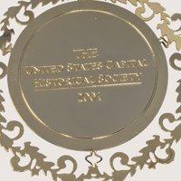 2001 United States Capitol Historical Society Christmas Ornament In Box