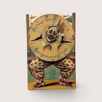 Vintage 1985 Merrimack Circus fold out old fashioned Christmas card.