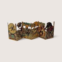 Vintage 1985 Merrimack Circus Fold Out Card