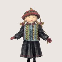 Vintage Lang And Wise Girl Ornament