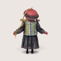 Vintage Lang And Wise Girl Ornament
