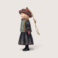 Vintage Lang And Wise Girl Ornament