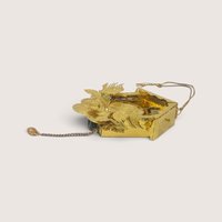Vintage Brass Laser Cut Cuckoo Clock Christmas Ornament