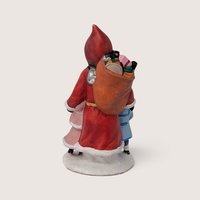 Vintage Old World Santa with Children Ceramic Figurine