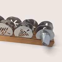Vintage Mirro Aluminum Cookie Press with Disks