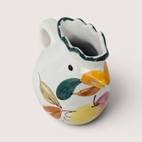 Vintage Italian Ceramic Chicken Hand Painted Creamer