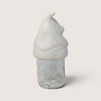 Vintage Ceramic Ghost Mason Jar Topper
