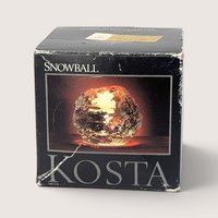 Vintage Kosta Boda Snowball Glass Votive Candle Holder