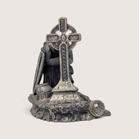Vintage Vigil Of Sir Galahad Pewter Knight Figurine