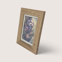 Vintage Jody Bergsma Held Within A Circle Of Grace Framed Art Print