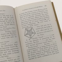 1940 New Ritual Order Of The Eastern Star Hardcover Book